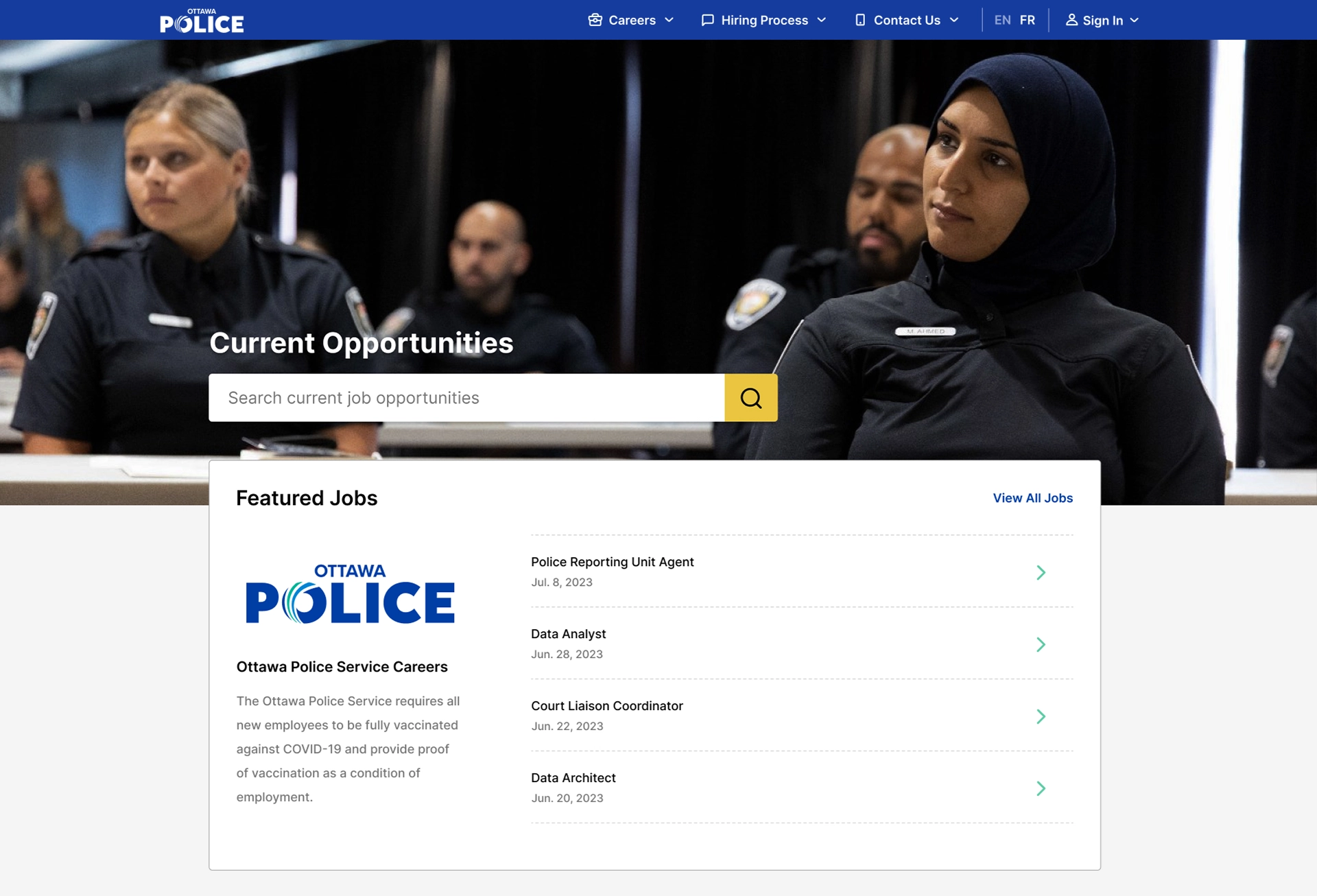 ops website redesign